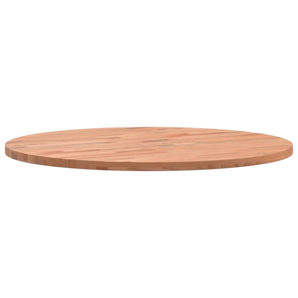 vidaXL Table Top Ø50x1,5 cm Round Solid Wood Beech
