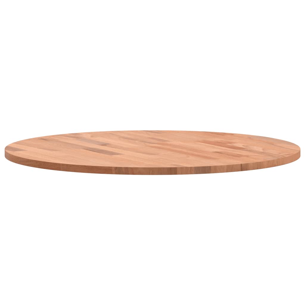 vidaXL Table Top Ø60x1,5 cm Round Solid Wood Beech