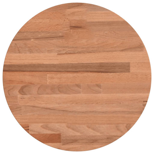 vidaXL Table Top Ø30x2,5 cm Round Solid Wood Beech
