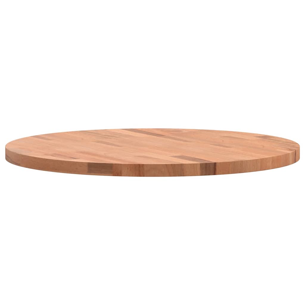 vidaXL Table Top Ø60x2,5 cm Round Solid Wood Beech