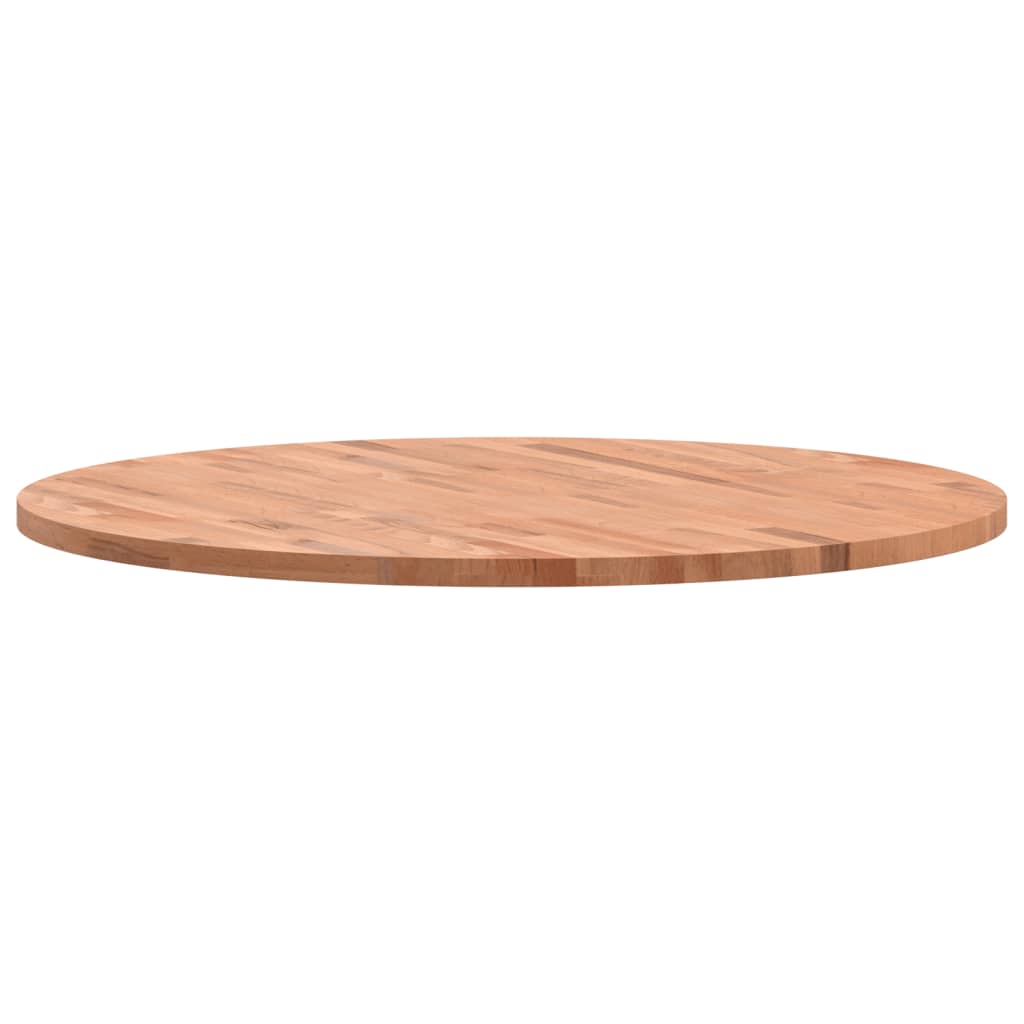 vidaXL Table Top Ø90x2,5 cm Round Solid Wood Beech