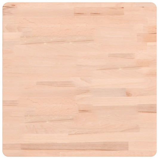 vidaXL Table Top 50x50x1,5 cm Square Solid Wood Beech