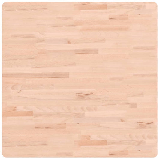 vidaXL Table Top 80x80x2,5 cm Square Solid Wood Beech