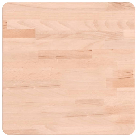 vidaXL Table Top 40x40x4 cm Square Solid Wood Beech