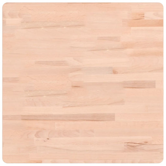 vidaXL Table Top 60x60x4 cm Square Solid Wood Beech
