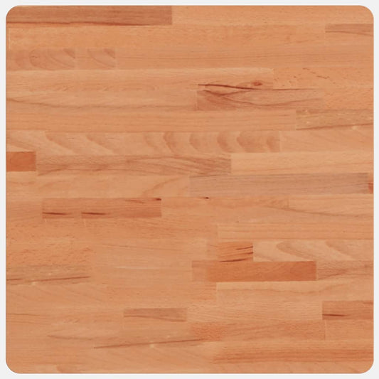 vidaXL Table Top 50x50x1,5 cm Square Solid Wood Beech