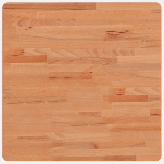 vidaXL Table Top 60x60x1,5 cm Square Solid Wood Beech