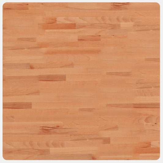 vidaXL Table Top 70x70x1,5 cm Square Solid Wood Beech