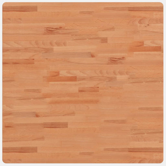vidaXL Table Top 80x80x1,5 cm Square Solid Wood Beech