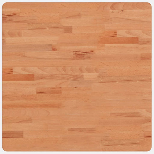 vidaXL Table Top 60x60x2,5 cm Square Solid Wood Beech