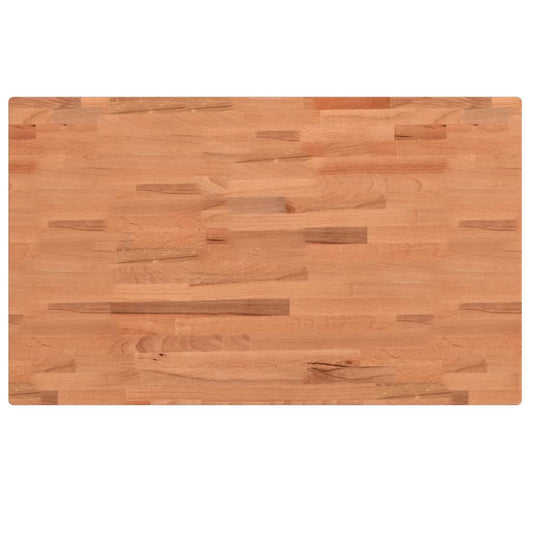 vidaXL Bathroom Countertop 100x60x4 cm Solid Wood Beech