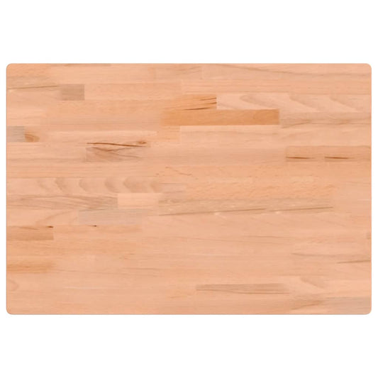 vidaXL Desk Top 80x55x2,5 cm Solid Wood Beech