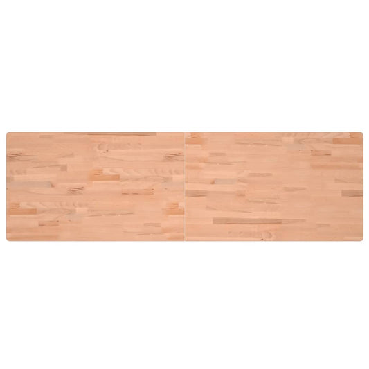 vidaXL Desk Top 180x55x2.5 cm Solid Wood Beech