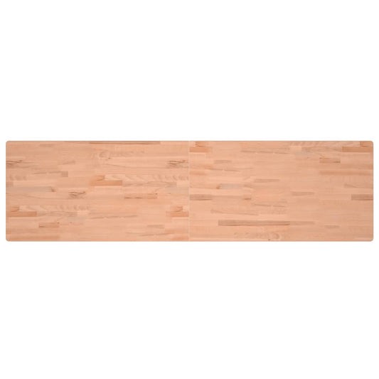 vidaXL Desk Top 200x55x2,5 cm Solid Wood Beech
