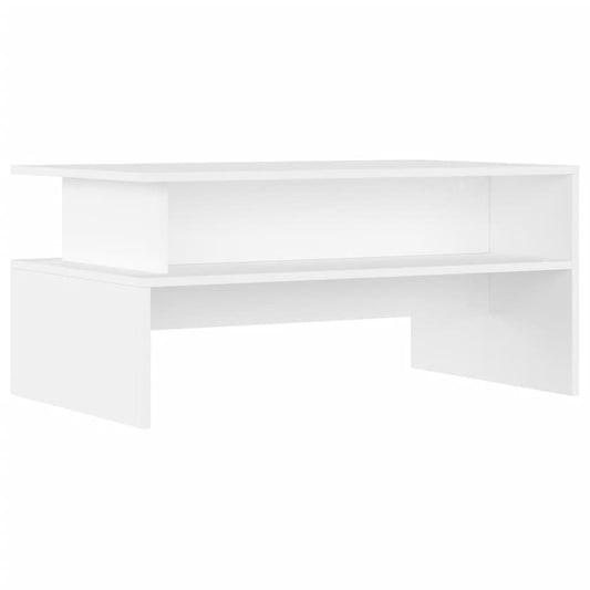 vidaXL Coffee Table White 90x55x42,5 cm Engineered Wood