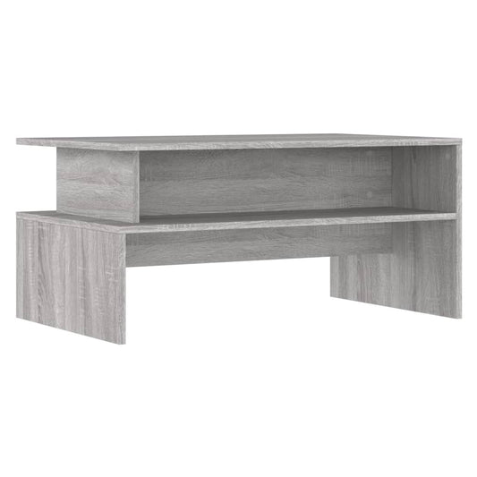 vidaXL Coffee Table Grey Sonoma 90x55x42,5 cm Engineered Wood