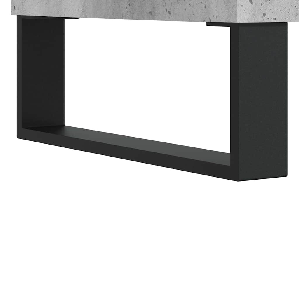 vidaXL Highboard Concrete Grey 69,5x34x180 cm Engineered Wood