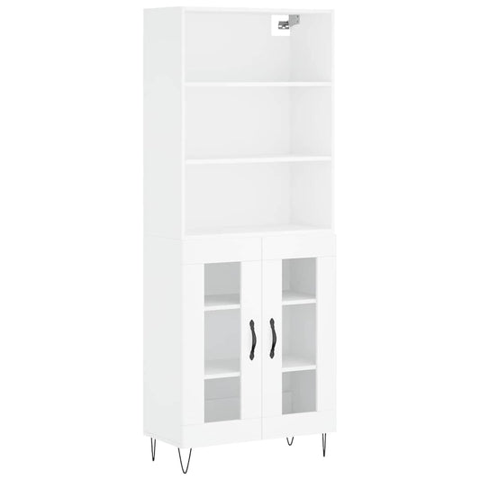 vidaXL Highboard White 69.5x34x180 cm Engineered Wood