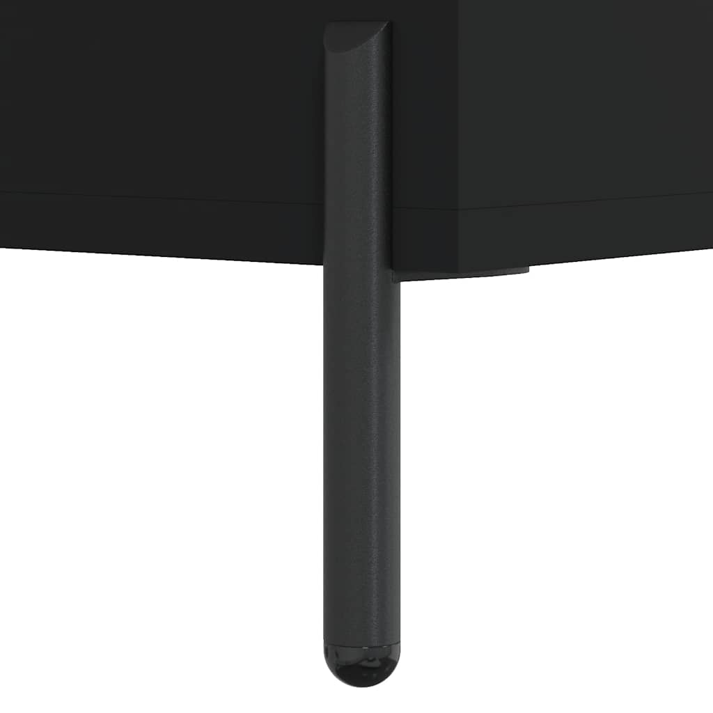 vidaXL Highboard Black 69,5x34x180 cm Engineered Wood