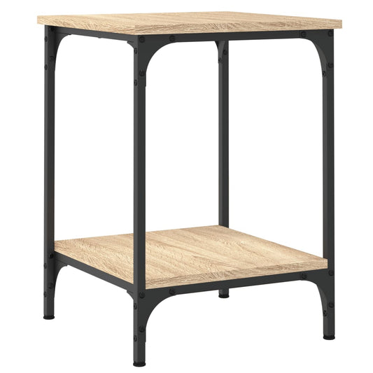 vidaXL Coffee Table Sonoma Oak 40x40x55 cm Engineered Wood