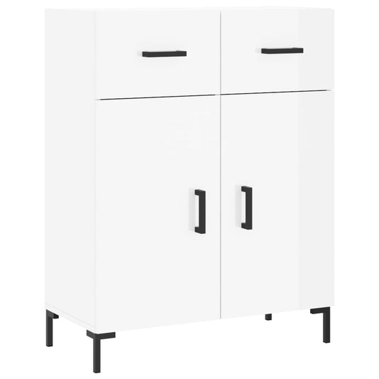 vidaXL Sideboard High Gloss White 69,5x34x90 cm Engineered Wood