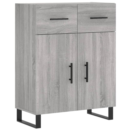 vidaXL Sideboard Grey Sonoma 69,5x34x90 cm Engineered Wood