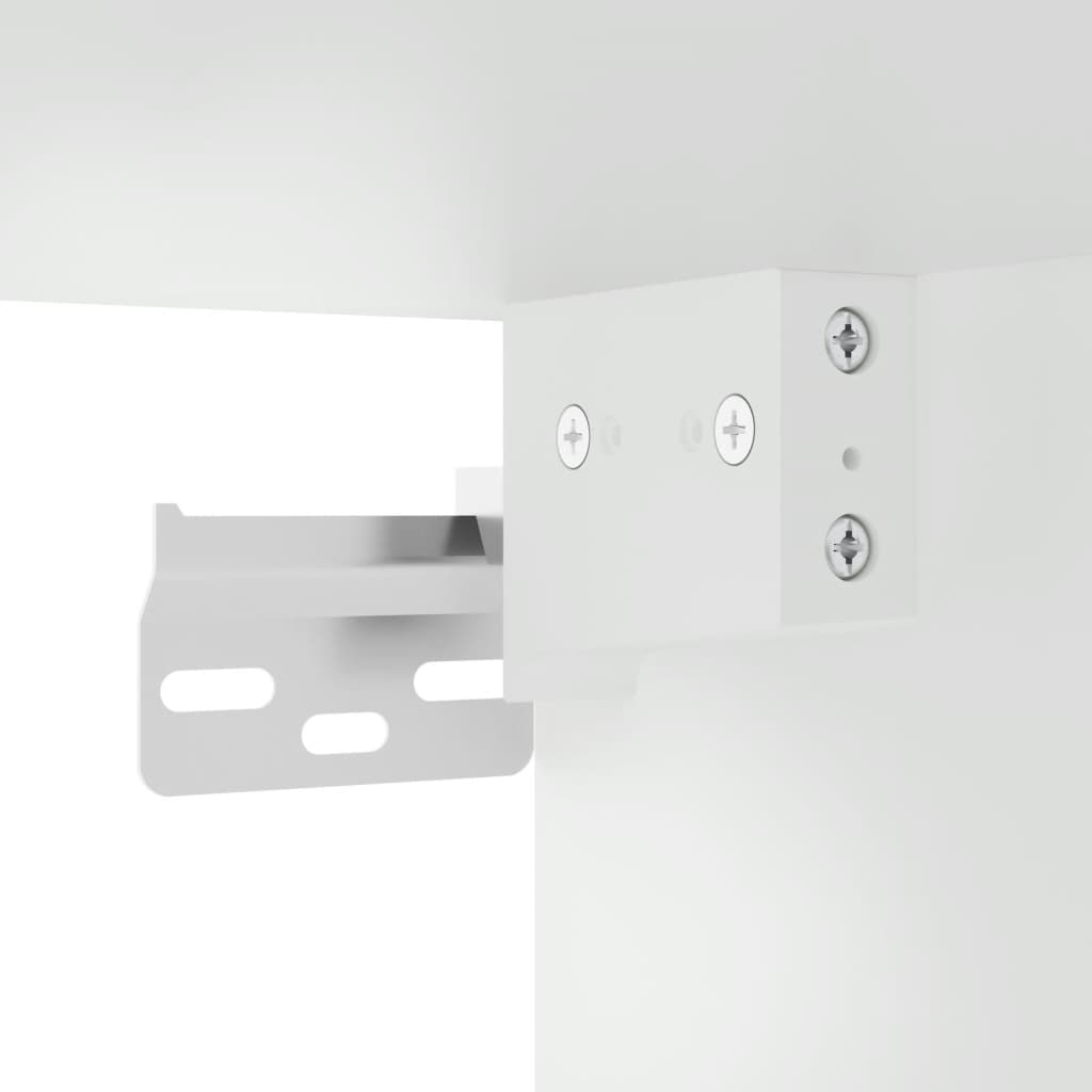 vidaXL Wall Mounted Cabinet White 69,5x34x90 cm