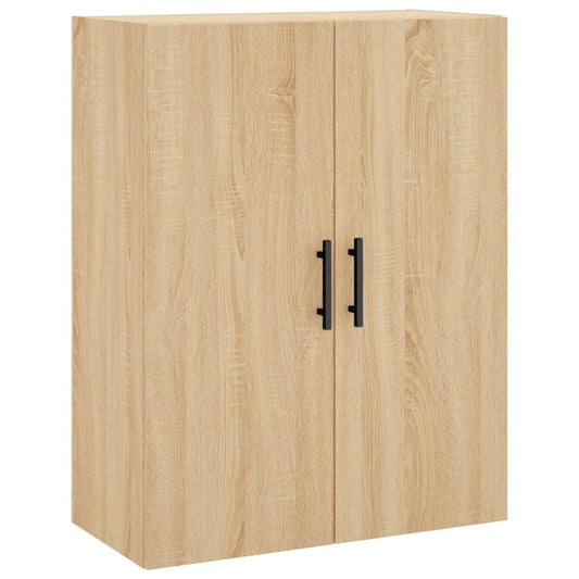 vidaXL Wall Mounted Cabinet Sonoma Oak 69,5x34x90 cm