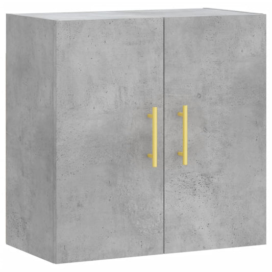vidaXL Wall Cabinet | Concrete grey | Engineered wood | Medium | Rectangular