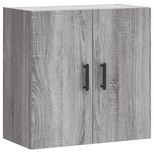 vidaXL Wall Cabinet | Grey Sonoma | Engineered Wood | Medium | Wall Cabinet