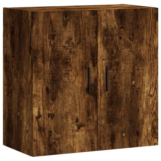 vidaXL Wall Cabinet | Smoked Oak | Engineered Wood | Medium | Wall Cabinet