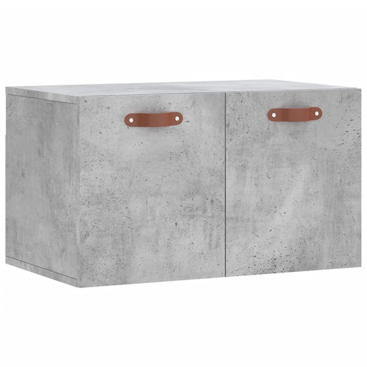 vidaXL Wall Cabinet Concrete Grey 60x36.5x35 cm Engineered Wood