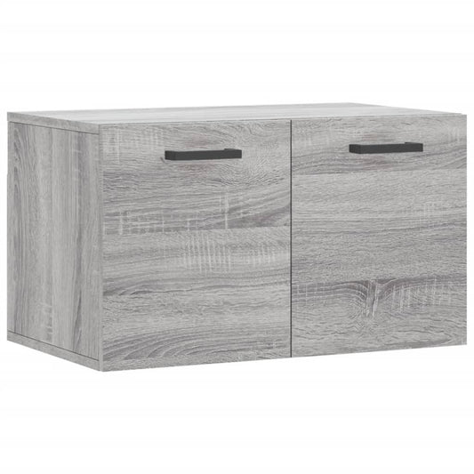 vidaXL Wall Cabinet Grey Sonoma 60x36.5x35 cm Engineered Wood