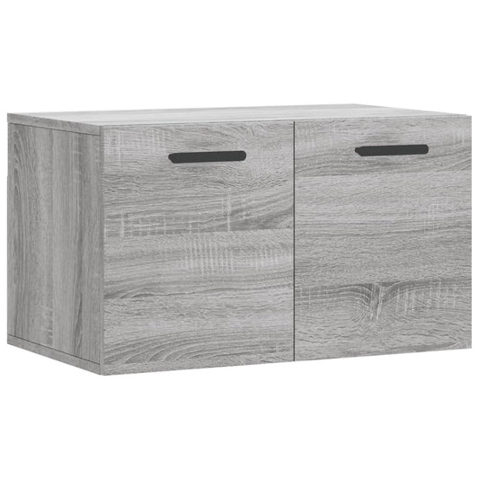 vidaXL Wall Cabinet Grey Sonoma 60x36,5x35 cm Engineered Wood