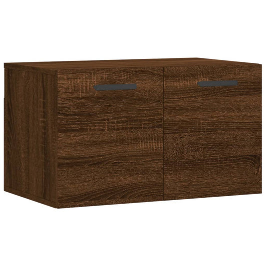 vidaXL Wall Cabinet Brown Oak 60x36,5x35 cm Engineered Wood