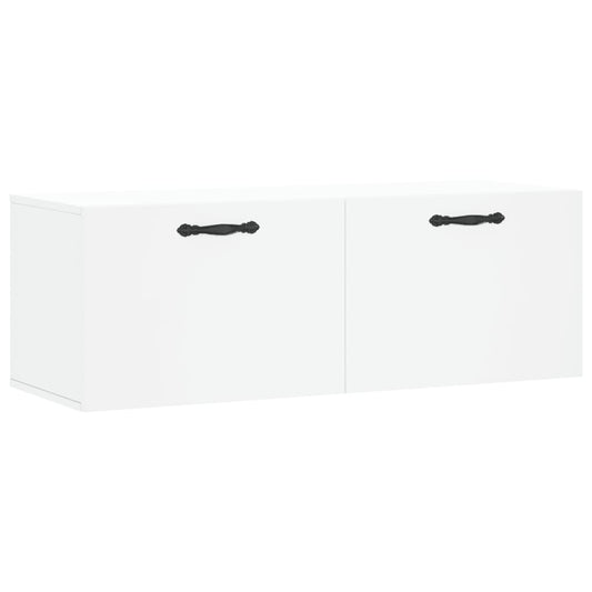 vidaXL Wall Cabinet White 100x36.5x35 cm Engineered Wood
