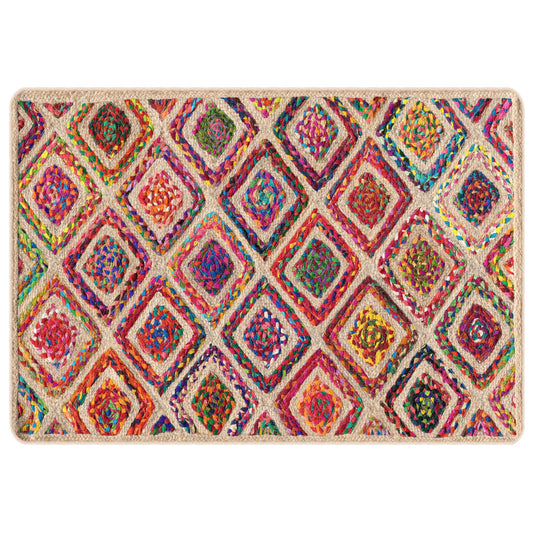 vidaXL Rug Washable Multicolour 120x180 cm
