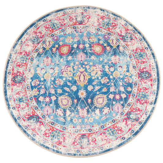 vidaXL Rug Washable Multicolour Ø 120 cm