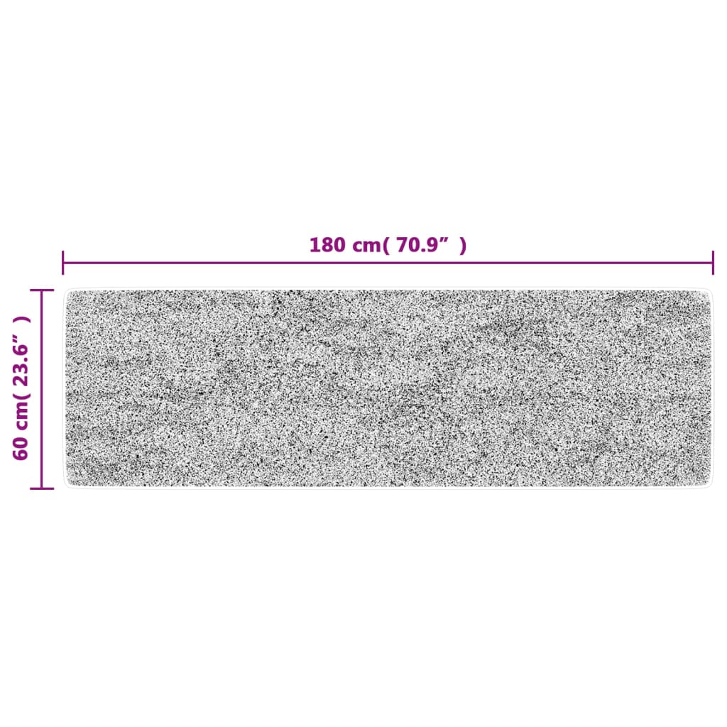 vidaXL Kitchen Rug Multicolour 60x180 cm Washable Anti Slip