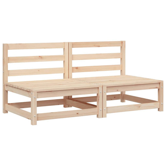 vidaXL Garden Sofa | Pine | Solid pine wood | 70x70x67 cm | Modular