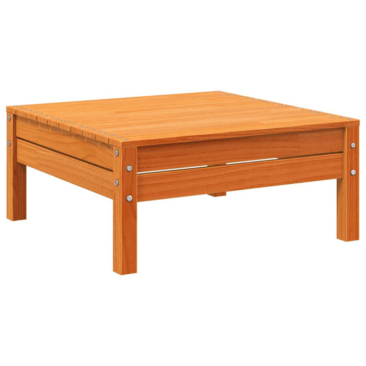 vidaXL Garden Footstool | Wax brown | Solid pine wood | Standard | Modular
