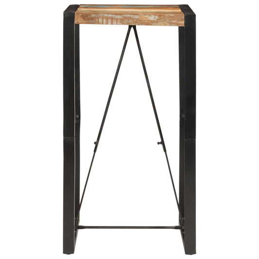 vidaXL Bar Table 60x55x110 cm Solid Wood Reclaimed