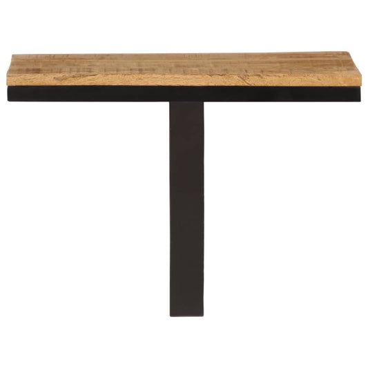 vidaXL Wall Shelf 40x30x32 cm Solid Wood Mango and Iron