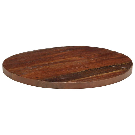 vidaXL Table Top Ø 90x2.5 cm Round Solid Wood Reclaimed