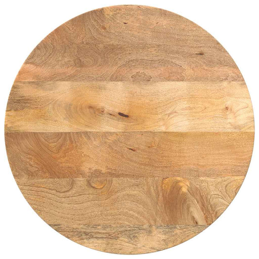 vidaXL Table Top Ø 40x2,5 cm Round Solid Wood Mango