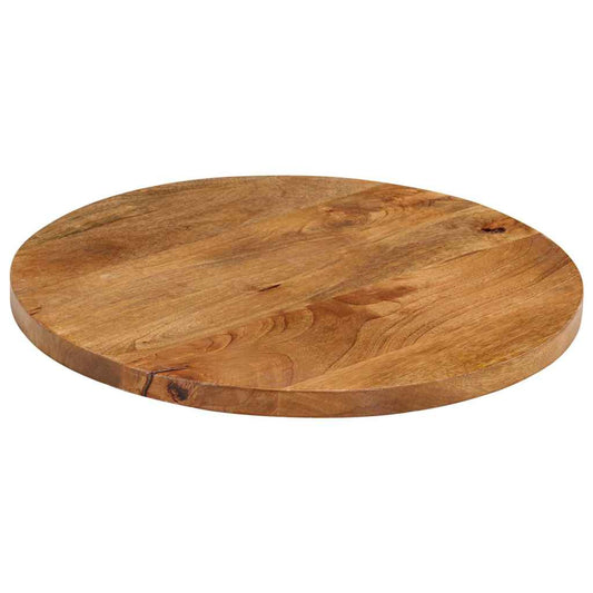 vidaXL Table Top Ø 40x3,8 cm Round Solid Wood Mango