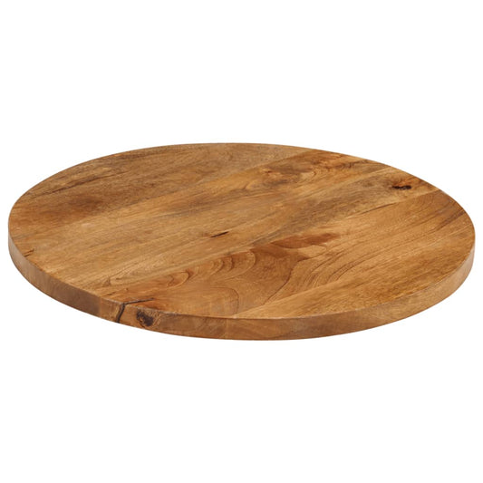 vidaXL Table Top Ø 50x3,8 cm Round Solid Wood Mango