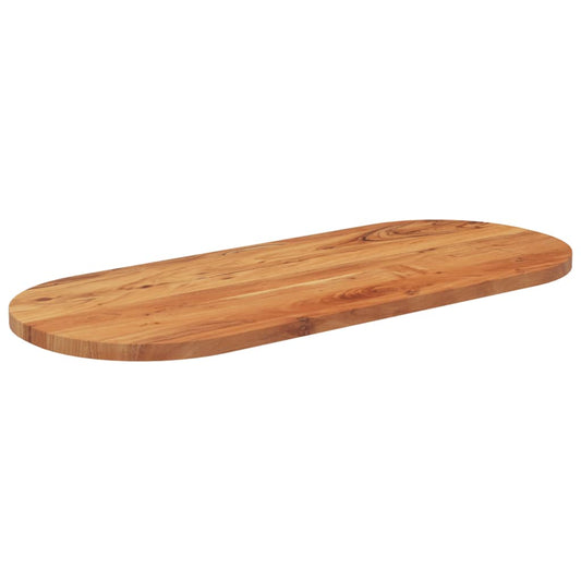 vidaXL Table Top 140x60x2,5 cm Oval Solid Wood Acacia