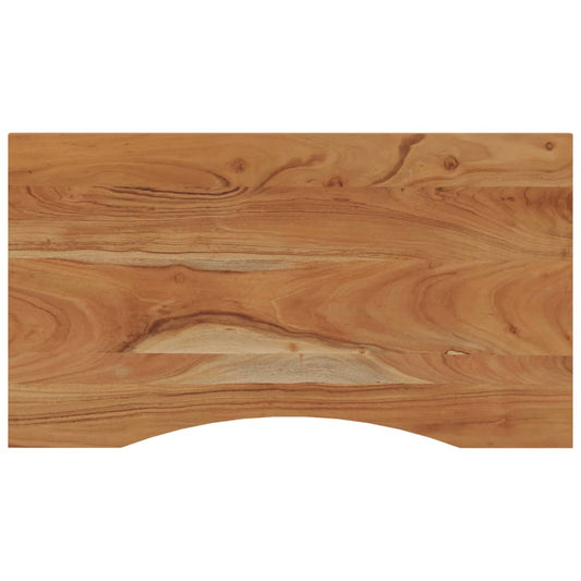 vidaXL Desk Top 100x50x2.5 cm Rectangular Solid Wood Acacia
