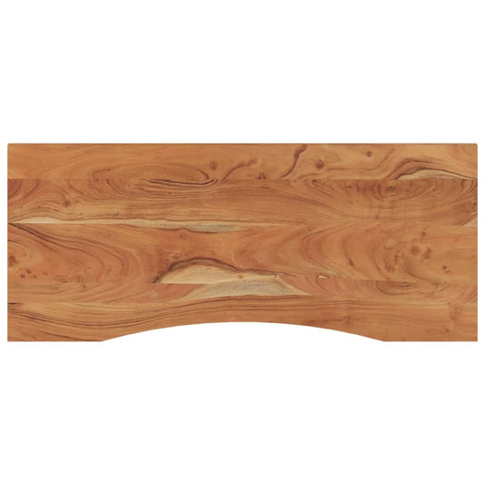 vidaXL Desk Top 120x50x2,5 cm Rectangular Solid Wood Acacia